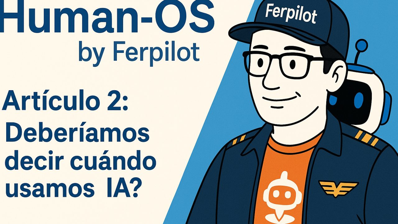 ¿Deberíamos decir cuándo usamos IA?